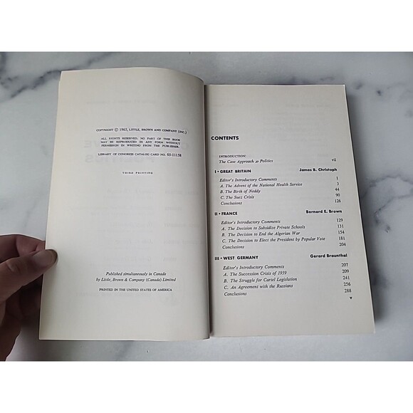 Cases In Comparative Politics Edited By James B. Christoph Paperback - Picture 4 of 10